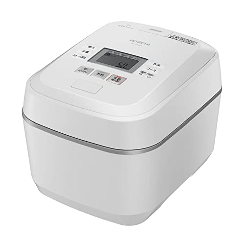 【クーポン配布中】 日立 炊飯器 5.5合 圧力&スチームIHふっくら御膳 RZ-V100EM W フロストホワイト 八代目儀兵衛 監修 本体日本