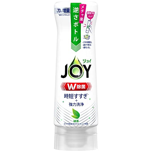 【クーポン配布中】 ジョイ W除菌 食器用洗剤 逆さボトル 緑茶 本体 290mL 【クーポン配布中】 ジョイ W除菌 食器用洗剤 逆さボトル 緑茶 本体 290mL