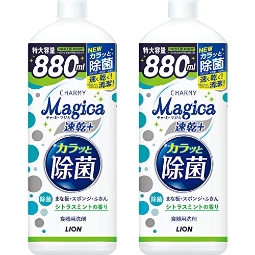 【クーポン配布中】 チャーミー マジカ(CHARMY Magica) 【まとめ買い】 チャーミーマジカ 食器用洗剤 速乾+カラッと除菌 シトラスミ