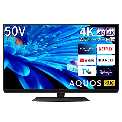 【クーポン配布中】 シャープ 50V型 4K 液晶 テレビ AQUOS 4T-C50EN2 N-Blackパネル 倍速液晶 Google TV 