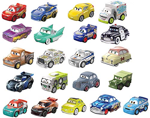 【クーポン配布中】 カーズ 2018 マテル ミニレーサーズ ダイキャスト ミニカー バラエティ 21台パック / MATTEL CARS min