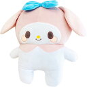 【クーポン配布中】 モリピロ ふわふわ抱き枕 マイメロディ ピンク 38x40x11cm 公式 キャラクター グッズ ぬいぐるみ 大きい 可愛い(3)