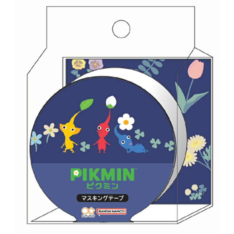  サンスター文具 ピクミン マスキングテープ A PIKMIN ゲーム お花 あおピクミン きピクミン あかピクミン ステーショ