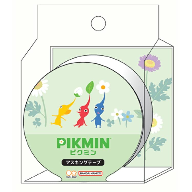  サンスター文具 ピクミン マスキングテープ B PIKMIN ゲーム お花 あおピクミン きピクミン あかピクミン ステーショ