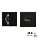 クルース CLUSE 日本公式ストア ボーホーシック ペティット メッシュ シルバー ブラック ブレスレット ギフトボックス レディース 女性 腕時計 時計 防水 クォーツ