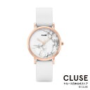 クルース CLUSE 日本公式ストア ラ・ロッシュ ペティット ローズゴールド ホワイト マーブル ホワイト レディース 女性 腕時計 時計 防水 クォーツ