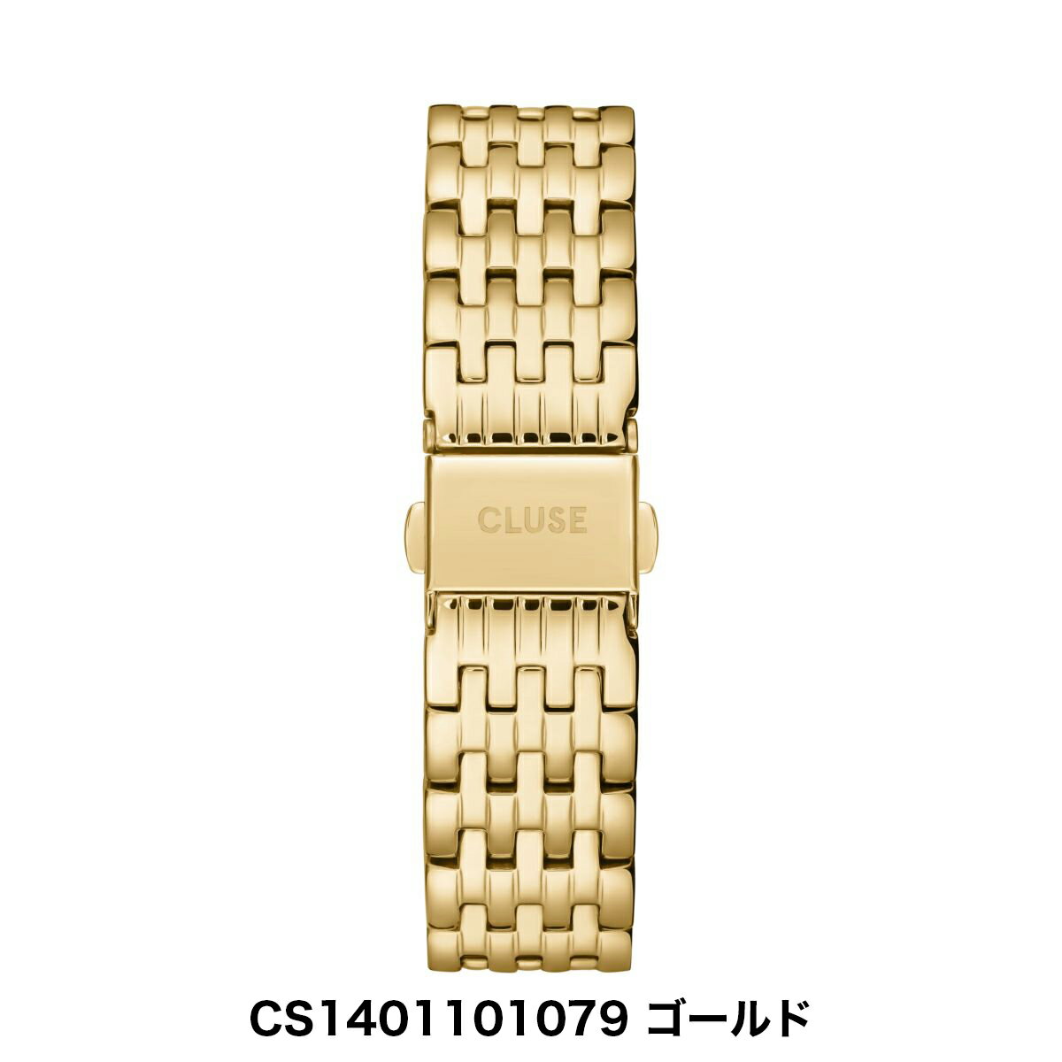 クルース CLUSE 日本公式ストア 18mm ステンレスマルチリンクベルト ゴールド ローズゴールド 替ベルト 替バンド