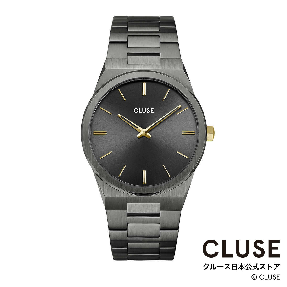 クルース CLUSE 正規品 無料ギフト包装 ラッピング 送料無料 ブランド シンプル ラウンド 丸型 文字盤 グレー 灰