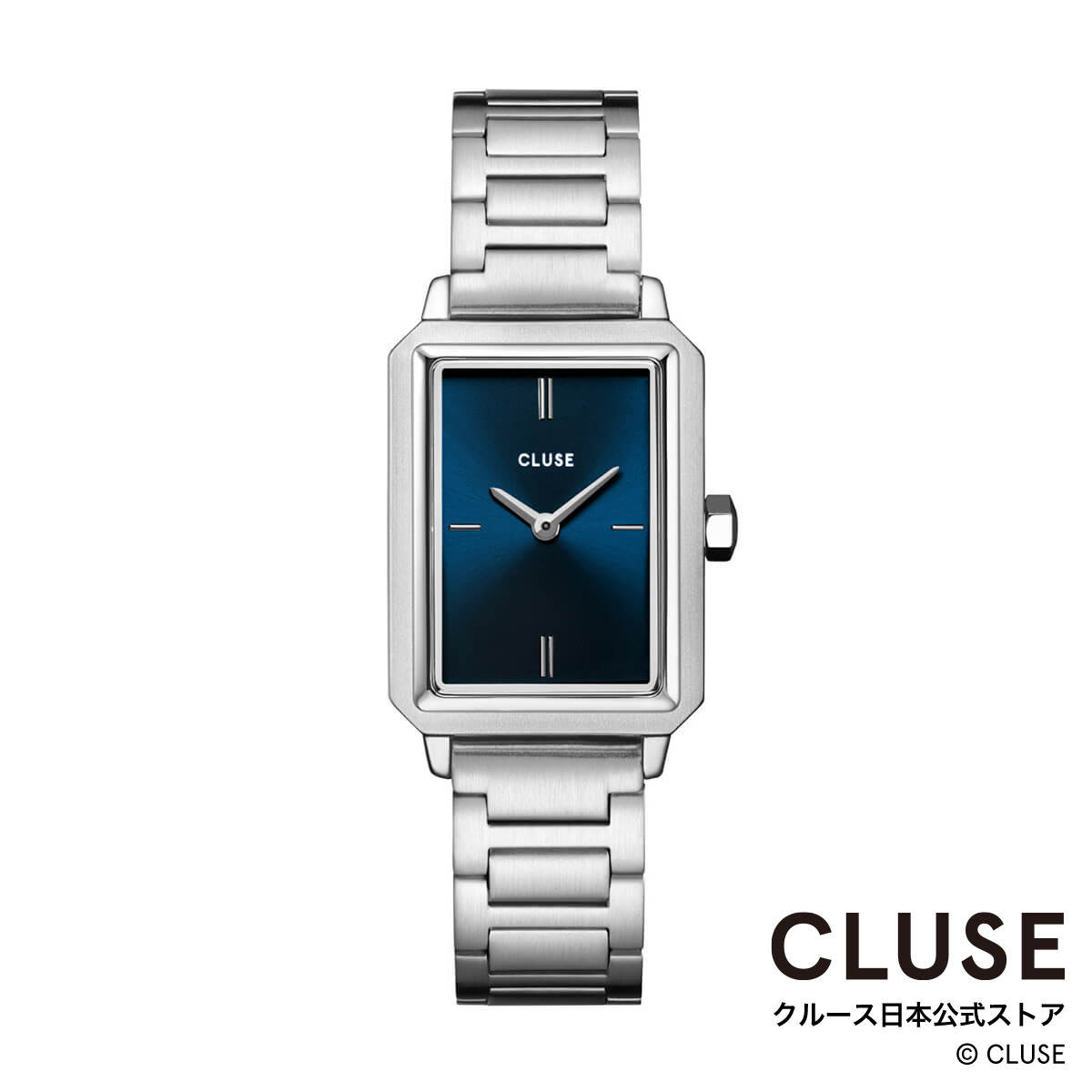 クルース ビジネス腕時計 レディース クルース CLUSE 日本公式ストア フリューレット スティール ダークブルー シルバー レディース 女性 腕時計 時計 防水 クォーツ