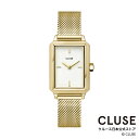 クルース 腕時計 レディース クルース CLUSE 日本公式ストア フリューレット メッシュ ホワイト ゴールド レディース 女性 腕時計 時計 防水 クォーツ