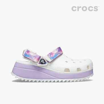 ・クロックス《ユニセックス》クラシック ハイカー ドリーム クロッグ/ホワイトxラベンダー/ CROCS/Classic Hiker Dream Clog/WhitexLavender #