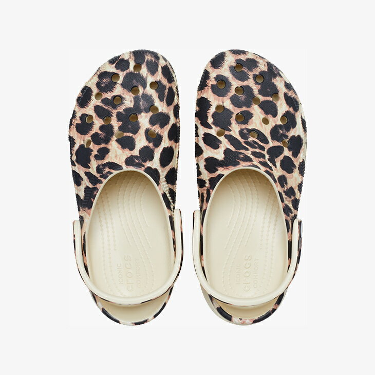 ・クロックス《レディース》 クラシック プラットフォーム アニマル リミックス クロッグ ウィメン/ボーン / レオパード/ CROCS/Classic Platform Animal Remix Clog W/Bone/Leopard