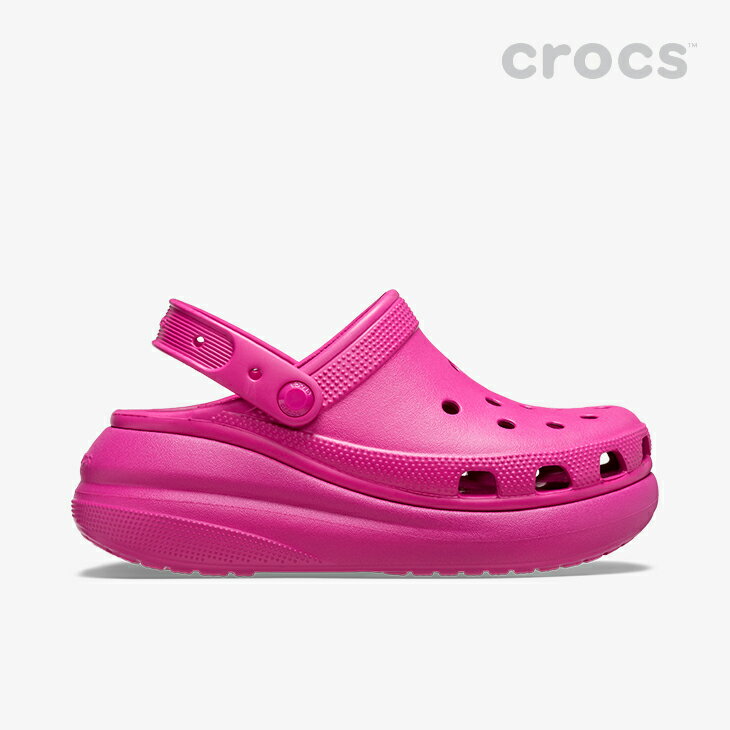 ・クロックス《ユニセックス》 /クラシック クラッシュ クロッグ/フューシャ ファン/ CROCS/Classic Crush Clog/Fuchsia Fun