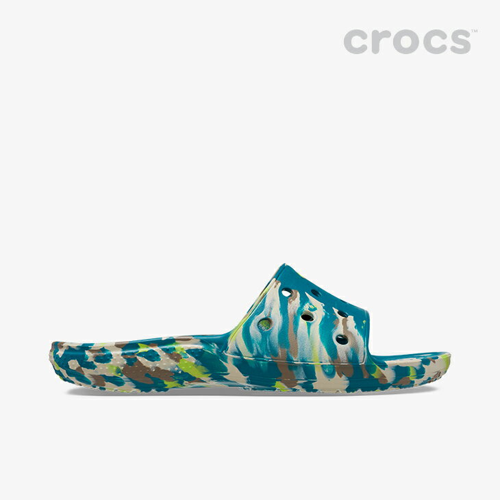 クロックス サンダル 《Ux》 Classic Crocs Marbled Slide クラシック 