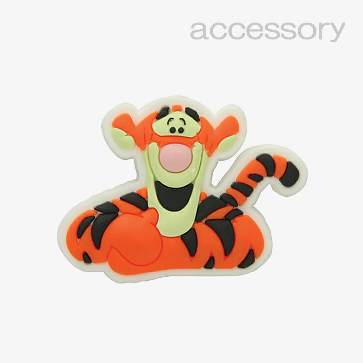 シューズ アクセサリー_112 《チャーム》ティガ― フェイス チャーム// JIBBITZ/Tigger Face Charm