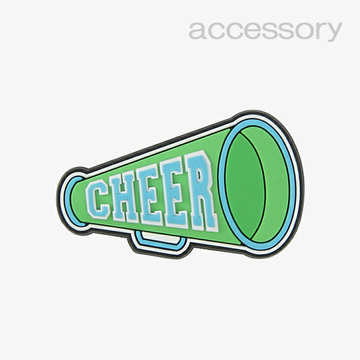 シューズ アクセサリー_50 《チャーム》チア メガフォン// JIBBITZ/Cheer Megaphone