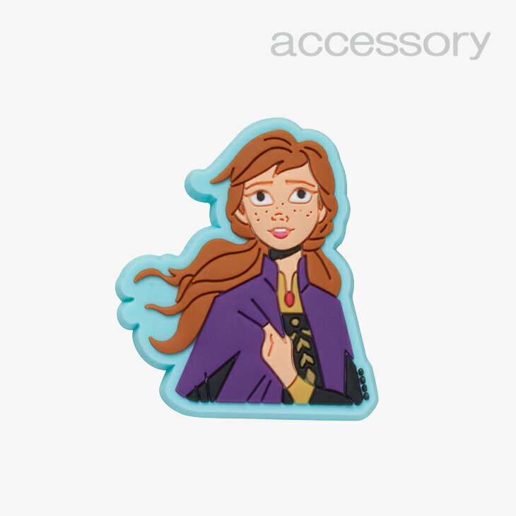 シューズ アクセサリー_136 《クロックス チャーム》フローズン 2 アナ// JIBBITZ/Disney Frozen 2 Anna #10007356