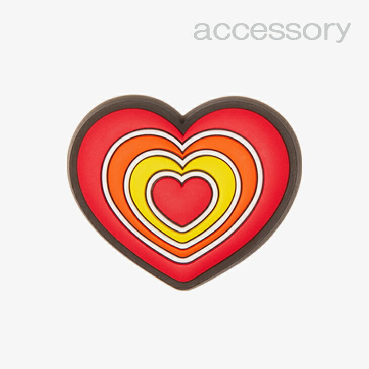 シューズ アクセサリー_205 《クロックス チャーム》LED ハート// JIBBITZ/LED Heart #10007372