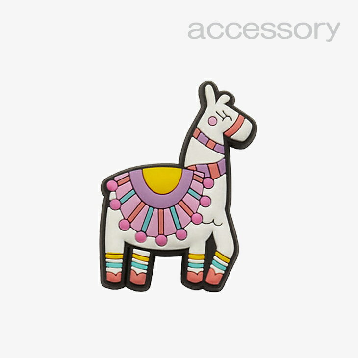 シューズ アクセサリー_33 《クロックス チャーム》ラマ// JIBBITZ/Llama #10007420
