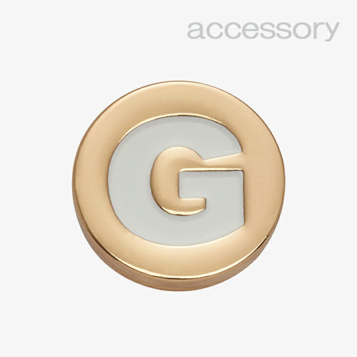 シューズ アクセサリー 《クロックス チャーム》ゴールド レター G// JIBBITZ/Gold Letter G #10008513