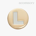 シューズ アクセサリー 《チャーム》ゴールド レター L// JIBBITZ/Gold Letter L #10008518