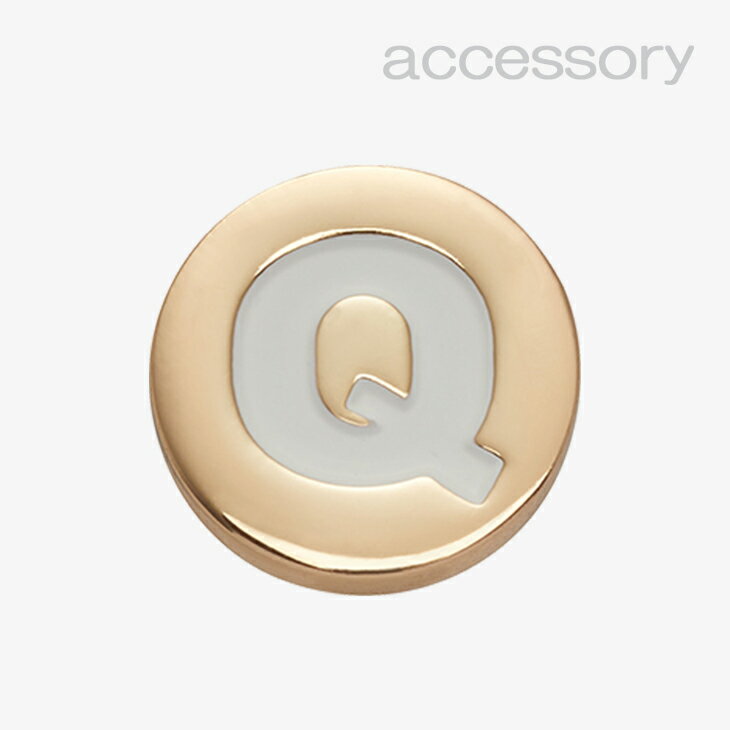 シューズ アクセサリー 《チャーム》ゴールド レター Q// JIBBITZ/Gold Letter Q 1