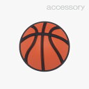 シューズ アクセサリー_95 《チャーム》バスケットボール// JIBBITZ/Basketball