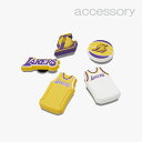 シューズ アクセサリー 《チャーム》 NBA Los Angeles Lakers 5Pck #10011275