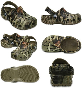 ▲￥1980 送料無料▼ CROCS【クロックス】Classic Realtree Clog Kids/ クラシック リアルツリー クロッグ キッズ│