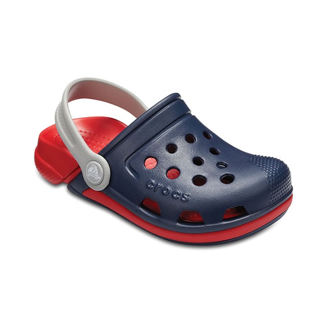 ・クロックス《キッズ》 エレクトロ 3.0 クロッグ/ネイビーxフレーム/ CROCS/Electro 3.0 Clog/NavyxFlame ｜