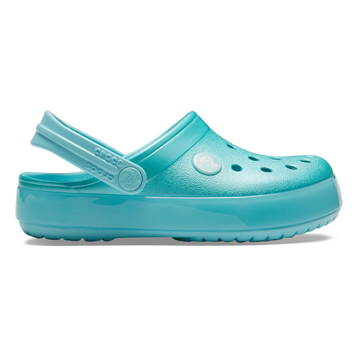 ▲￥2480 送料無料▼CROCS【クロックス/キッズ】Crocband Ice Pop Clog Kids/ クロックバンド アイスポップ クロッグ/ アイスブルー｜サンダル マンモス ボア ムートン ブリッツェン マンモス ムートン モコモコ スリッパ