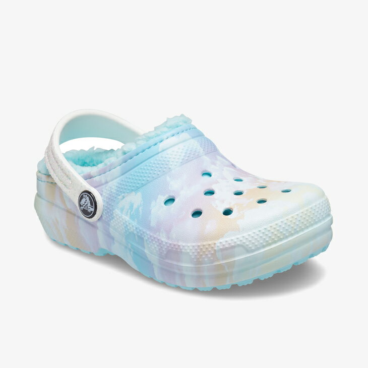 ・クロックス ボア《キッズ》クラシック ラインド アウト オブ ディス ワールド クロッグ/マルチ/ CROCS/K Classic Lined Out Of This World Clog/Multi #**