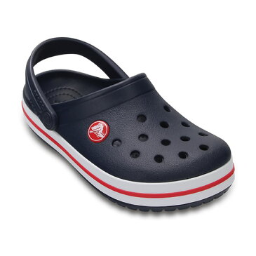 ・CROCS【クロックス】Crocband Kids/ クロックバンド キッズ/ ネイビー×レッド｜※※ ボーイズ ガールズ サンダル サボ ビーチサンダル