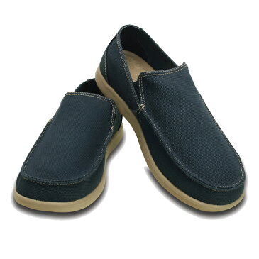 ・クロックス《メンズ》サンタ クルーズ クリーン カット ローファー/ネイビーxタンブルウィード/ CROCS/Santa Cruz Clean Cut Loafer/NavyxTumbleweed #