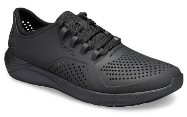 ・CROCS【クロックス】LiteRide Pacer Ms/ ライトライド ペイサー メンズ/ ブラック×ブラック｜※※ メンズ スニーカー スリッポン