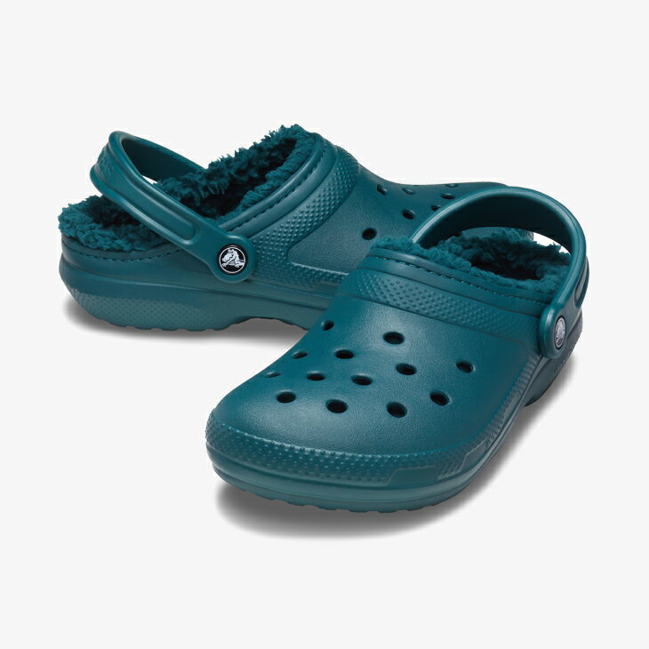 ・クロックス ボア《ユニセックス》クラシック ラインド クロッグ/エバーグリーン/ CROCS/Classic Lined Clog/Evergreen #**