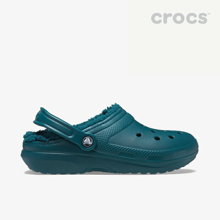 ・クロックス ボア《ユニセックス》クラシック ラインド クロッグ/エバーグリーン/ CROCS/Classic Lined Clog/Evergreen #**