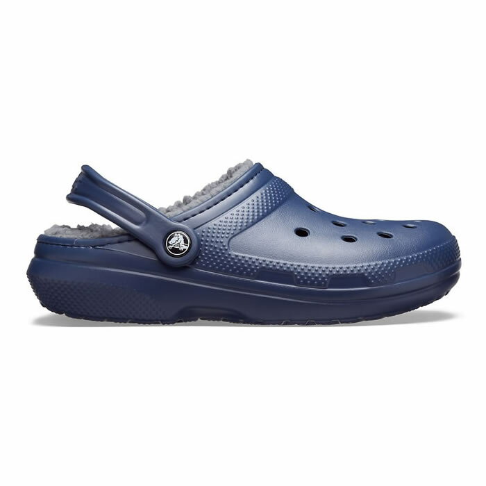 ・クロックス ボア《ユニセックス》クラシック ラインド クロッグ/ネイビーxチャコール/ CROCS/Classic Lined Clog/NavyxCharcoal ｜