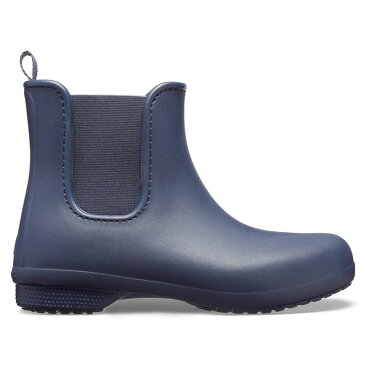 ▲￥3480 送料無料▼ CROCS【クロックス】Freesail Chelsea Boot Ws/ フリーセイル チェルシー ブーツ ウィメンズ/ ネイビー×ネイビー｜ レインブーツ レインシューズ 長靴 ショートブーツ レディース