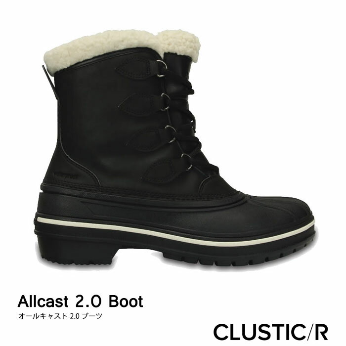 ・クロックス ボア《レディース》オールキャスト 2.0 ブーツ/ブラック/ CROCS/Allcast 2.0 Boot/Black ｜**