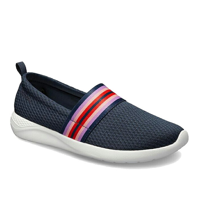 ・クロックス《レディース》ライトライド メッシュ スリッポン /ネイビー カラー ブロックxネイビー/ CROCS/Literide Mesh Slip On/Navy Color BlockxNavy ｜