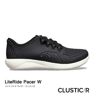 ・クロックス《レディース》ライトライド ペイサー/ブラック/ CROCS/LiteRide Pacer/Black ｜**