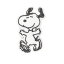 ・ジビッツ《チャーム》ピーナッツ スヌーピー// JIBBITZ/Peanuts Snoopy// |