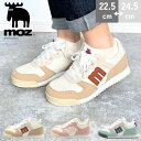 【本日10時開始!超ポイントバック祭り!】 moz モズ スニーカー レディース 軽量 おしゃれ ウォーキング ランニング 厚底 フラット カジュアル 北欧 ブランド 紐靴 黒 mz2962