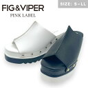 【イーグルス勝利でP2倍!×週末特別P2倍!】 FIG & VIPER フィグ アンド ヴァイパー サンダル 厚底サンダル センターシーム スタッズ クッション...