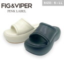 【イーグルス勝利でP2倍!×週末特別P2倍!】 FIG & VIPER フィグ アンド ヴァイパー サンダル 厚底サンダル パテット ベルトサンダル ミュール ...