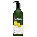 アバロンオーガニクス ハンドソープ 【手洗いに】AVALON ORGANICS グリセリンハンドソープ シフレッシング レモン 355ml (12floz) アバロンオーガニクス しっとり せっけん 石けん 固 ハンドソープ soap