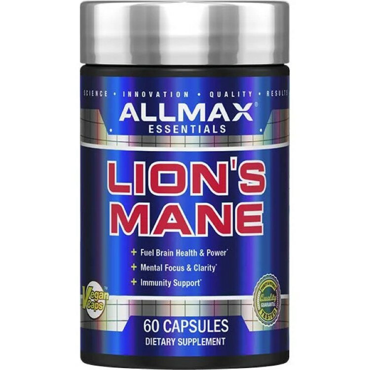 オールマックス ライオンズメイン 60粒 Allmax Lion'S Mane 60ct 【お取り寄せ商品】