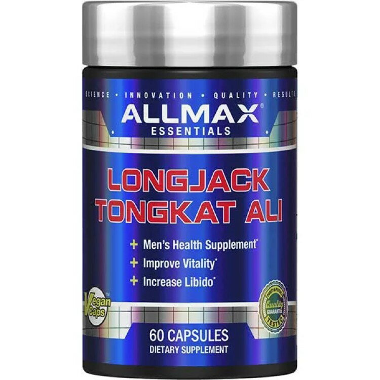 オールマックス ロングジャック トンカットアリ 325mg 60粒 Allmax Longjack Tongk...