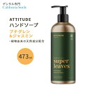 AeB`[h X[p[[uX nh\[v v`O & WX~ 473ml (16floz) ATTITUDE Super Leaves Essential oils Hand Soap Petitgrain & Jasmine VRR ێ 